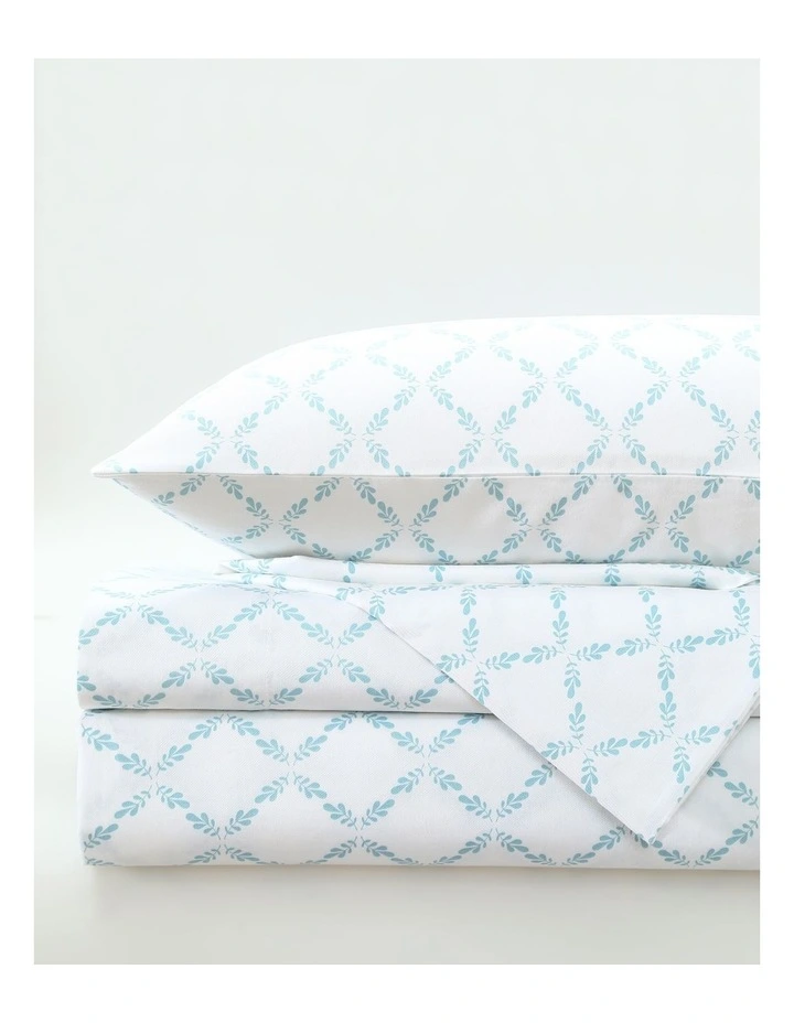 Wholesale π Martha Stewart Grace Printed Sheet Set Green π― - Image 4