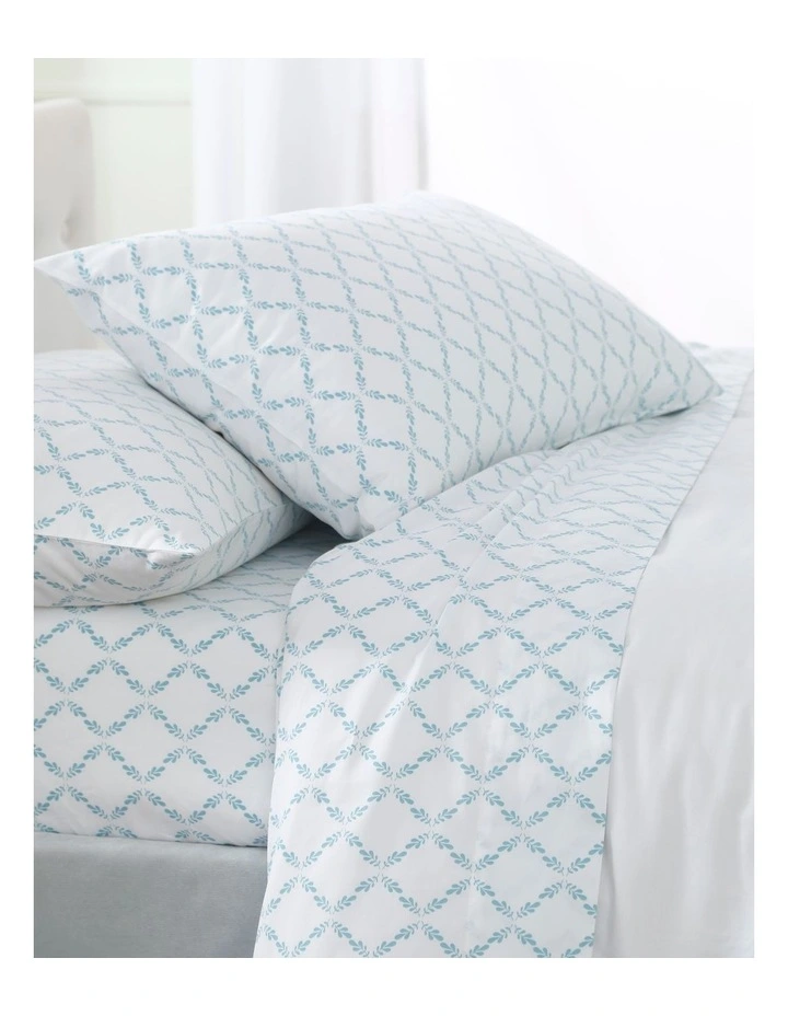 Wholesale π Martha Stewart Grace Printed Sheet Set Green π― - Image 6
