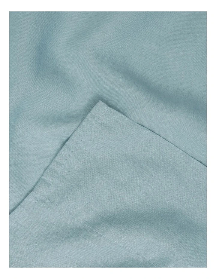 Promo β¨ Australian House & Garden Sandy Cape Washed Belgian Linen Sheet Set Ocean π - Image 2