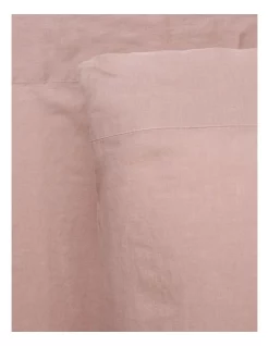 Wholesale ✨ Australian House & Garden Sandy Cape Washed Belgian Linen Sheet Set Pink 😉