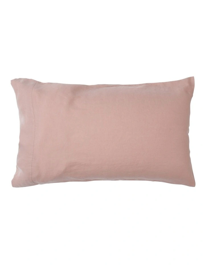 Wholesale β¨ Australian House & Garden Sandy Cape Washed Belgian Linen Sheet Set Pink π - Image 3