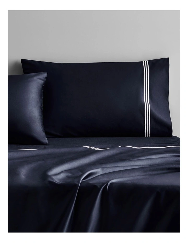 New 𧨠Sheridan Palais Lux Fitted Sheet In Midnight π₯° - Image 2