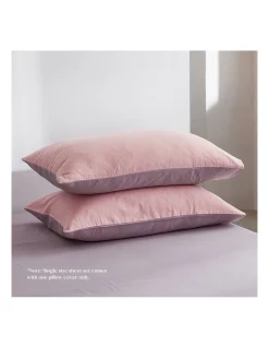 Deals ✔️ Cosy Club Bed Sheets Set Double Flat Cover Pillow Case In Pink ???? -Australian Home Shop unnamed file 364