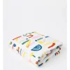 Wholesale ???? Sophie Beer Positive Words Cot Fitted Sheet 2 Pack In Multi ????