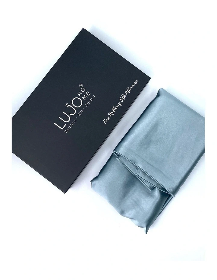 22 Momme Silk Pillowcase Steel Blue Promo ???? Lujo Home 22 Momme Silk Pillowcase Steel Blue ???? -Australian Home Shop unnamed file 449