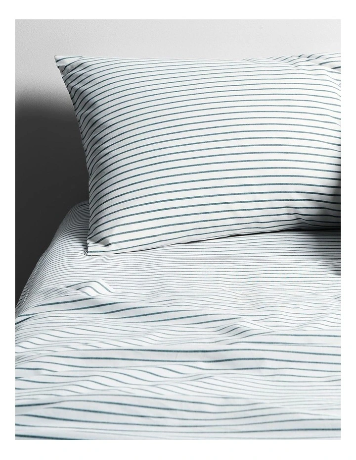 Best Pirce β€οΈ Aura Home Vintage Stripe Sheet Set In Atlantic β - Image 2