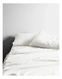 Promo โ๏ธ Aura Home Maison Vintage Sheet Set In White โจ