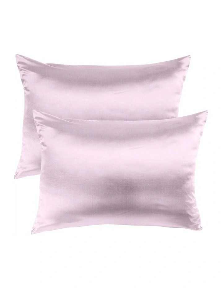 Cheap π₯ Royal Comfort Mulberry Soft Silk Hypoallergenic Pillowcase Twin Pack 51x76cm In Lilac π