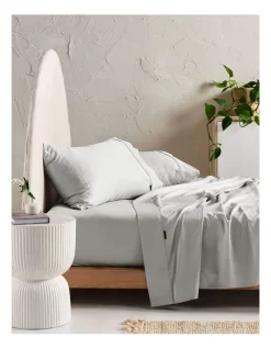 Coupon ???? Linen House Augusta 500TC Sheet Set Grey ????