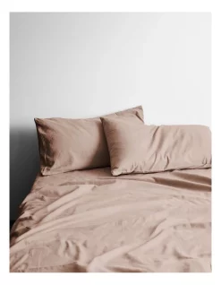 Deals ๐ Aura Home Halo Organic Cotton Sheet Set In Rosewater โค๏ธ
