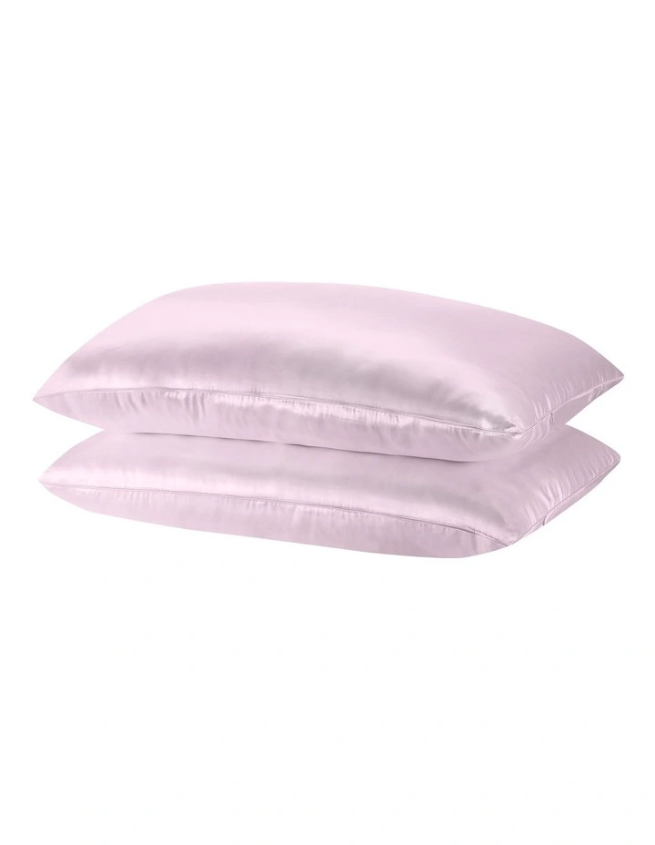 Cheap π₯ Royal Comfort Mulberry Soft Silk Hypoallergenic Pillowcase Twin Pack 51x76cm In Lilac π - Image 4