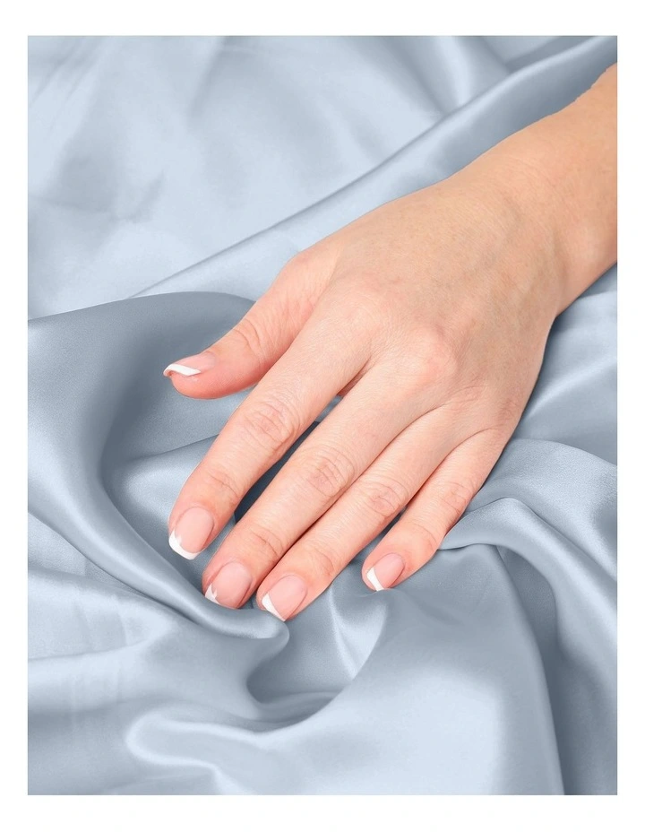 Best Sale π Royal Comfort Pure Silk Pillowcase In Soft Blue π - Image 5