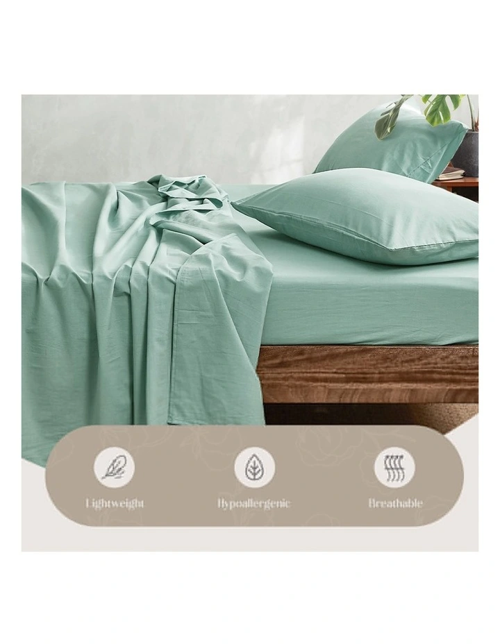 Best Pirce π Cosy Club Double Bed Sheets Set In Green π - Image 4