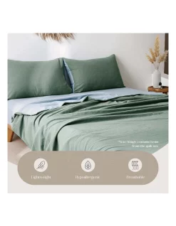 Cheapest ⌛ Cosy Club Queen Size Bed Sheets In Grey/Blue ???? -Australian Home Shop unnamed file 570