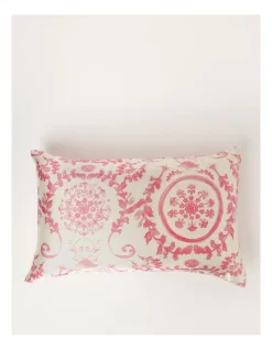 Buy 🔔 Heritage Luxe Silk Pillowcase In Rose 😀