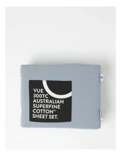 Best Sale ❤️ Vue 300TC Australian Superfine Cotton Sheet Set In Blue ???? -Australian Home Shop unnamed file 6