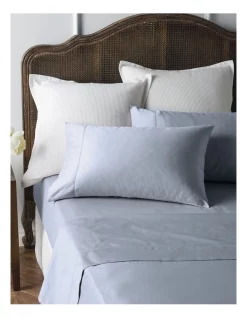 Top 10 ๐ Heritage Diana 400TC Egyptian Cotton Sateen Sheet Set In Baby Blue โ