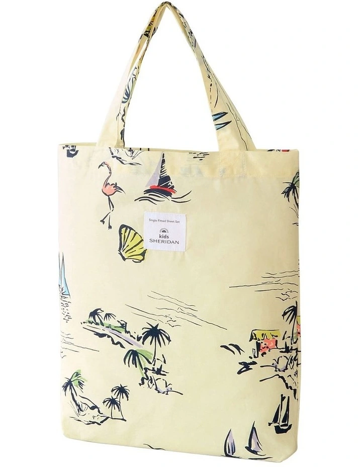 Cheap ๐ Sheridan Kid's โ๏ธ Summer Holiday Fitted Sheet Set In Sunlight ๐ - Image 4