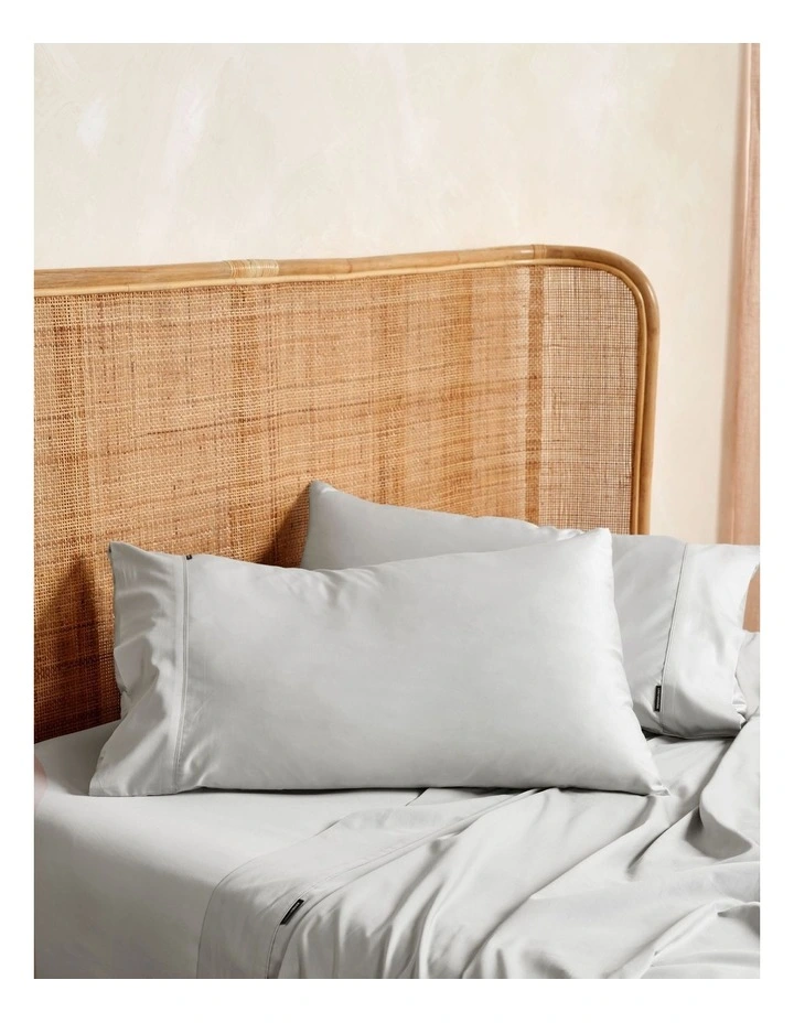 Brand new π Linen House Nara Bamboo Cotton 400TC Sheet Set Silver β - Image 2