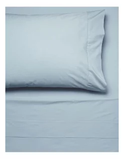 Best deal ⌛ Linen House Vienna 300T Cotton Percale Sheeting Blue 👍