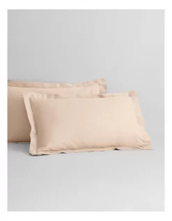 Buy ๐งจ Sheridan Abbotson Tailored Pillowcase Pair In Buff ๐