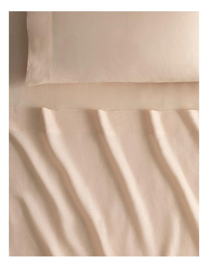 New 🌟 Sheridan Abbotson Flat Sheet In Beige 🌟