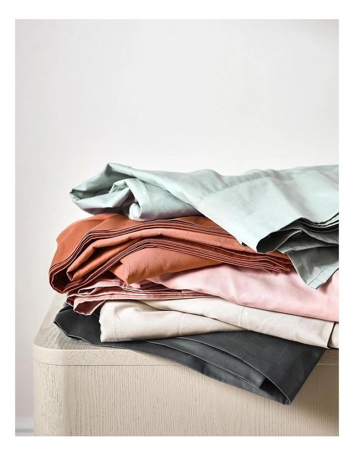 Best Sale π Aura Home Halo Organic Sateen Sheet Set Cedarwood βοΈ - Image 3