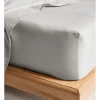 Promo ✨ Linen House Augusta 500TC Fitted Sheets Grey ????