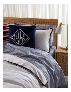 Top 10 ???? Tommy Hilfiger Ithica Play Midnight Sheet Set In Navy ???? -Australian Home Shop unnamed file 852
