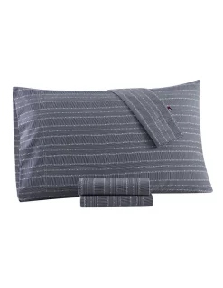 Top 10 ???? Tommy Hilfiger Ithica Play Midnight Sheet Set In Navy ???? -Australian Home Shop unnamed file 854