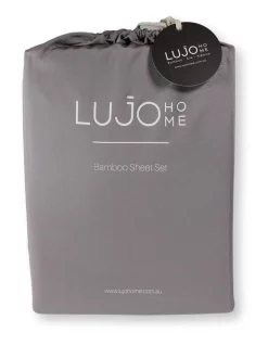Flash Sale ❤️ Lujo Home Bamboo Sheets Mid Grey ????