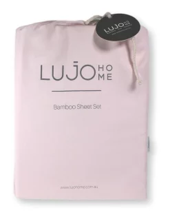 Wholesale ⌛ Lujo Home Bamboo Sheets Soft Pink 🛒