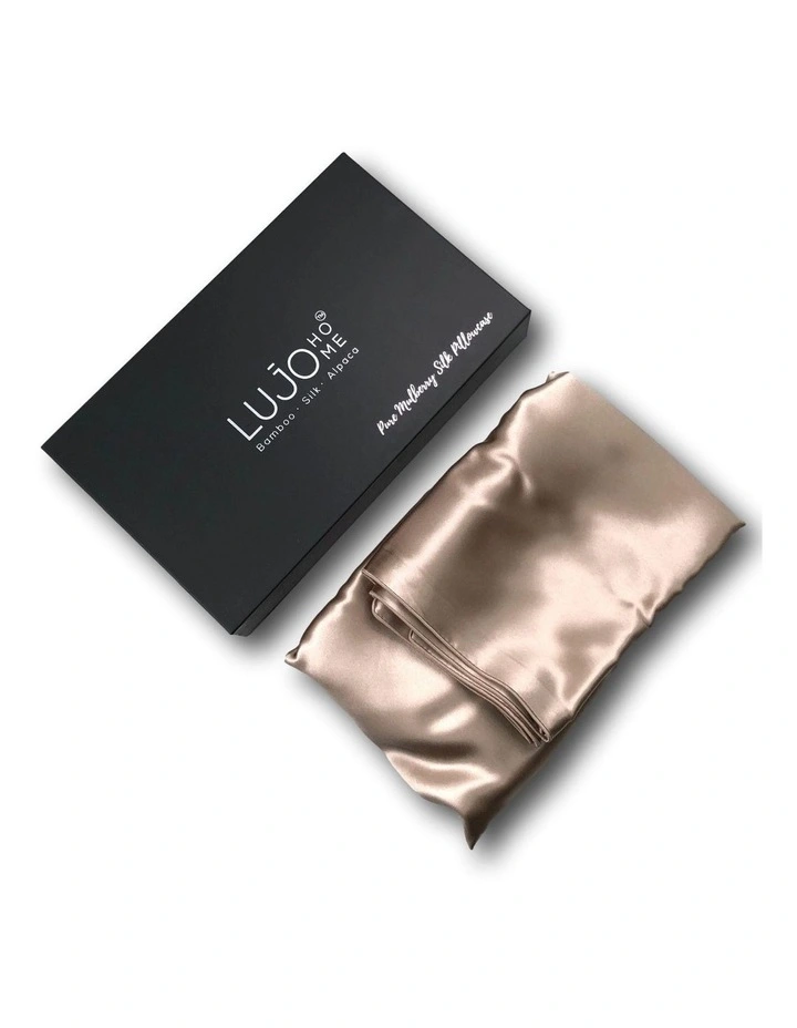 Best Pirce π Lujo Home 22 Momme Silk Pillowcase Caramel π§¨