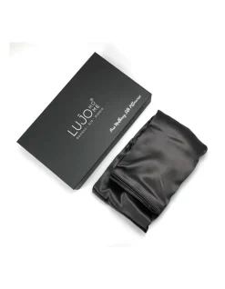 Discount ⌛ Lujo Home 22 Momme Silk PillowcaseCharcoal ❤️