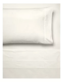 Cheap 🧨 Linen House 300 Thread Count Vienna Sheeting In Cream 😍