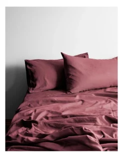 New ๐ Aura Home Maison Vintage Sheet Set In Syrah ๐