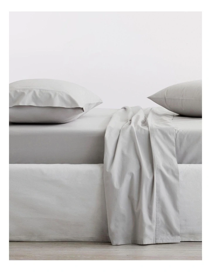 Best Sale 𧨠Sheridan Organic Cotton Percale 300TC Sheet Set In Dove π
