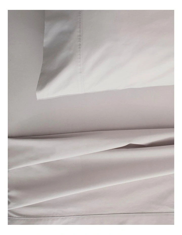 Best Sale 𧨠Sheridan Organic Cotton Percale 300TC Sheet Set In Dove π - Image 2